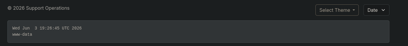 Command injection bypass returns www-data